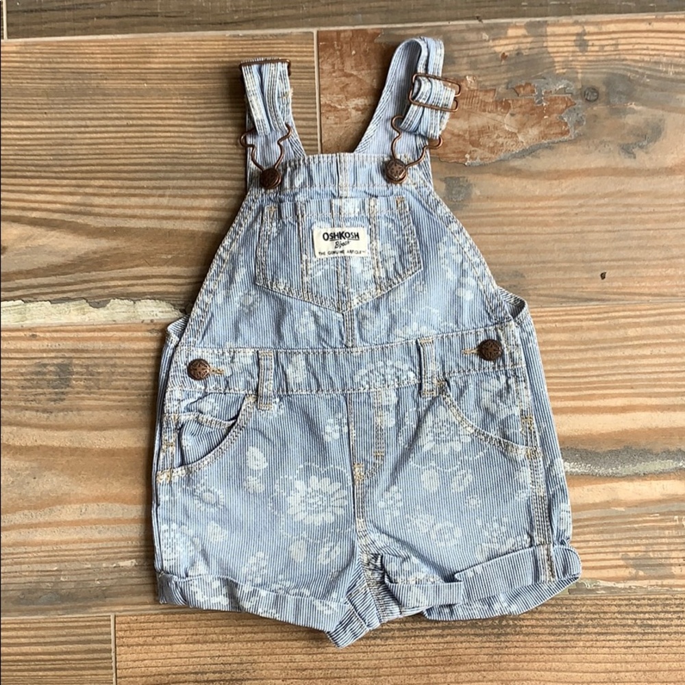 Floral overalls